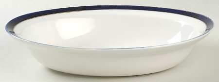 Bleu De Roi 8" Oval Vegetable Bowl