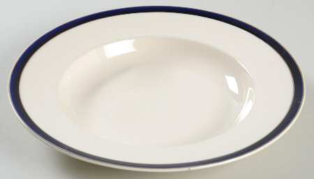Bleu De Roi Large Rim Soup Bowl