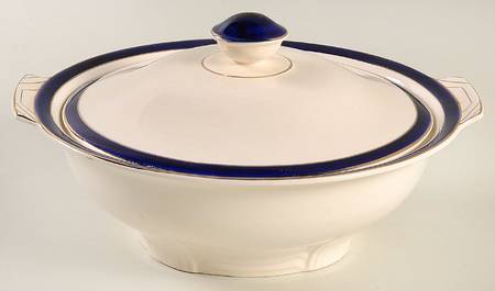 Bleu De Roi Round Covered Vegetable