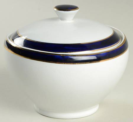 Bleu De Roi Sugar Bowl & Lid