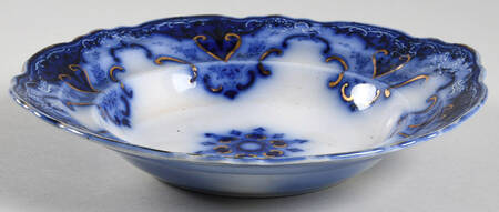 Cambridge (Flow Blue) Round Butter No Lid