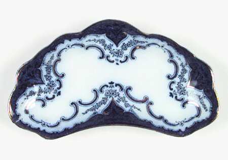 Cambridge (Flow Blue) Bone Dish
