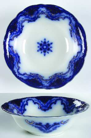 Cambridge (Flow Blue) 8" Round Vegetable Bowl