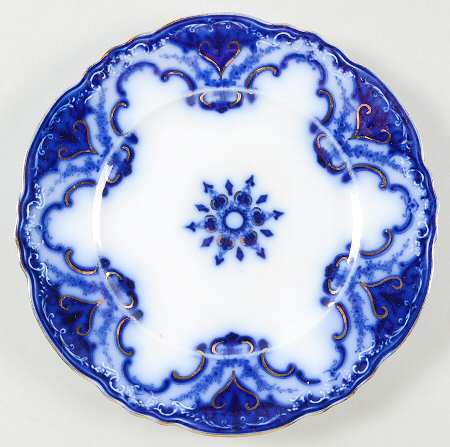 Cambridge (Flow Blue) Luncheon Plate