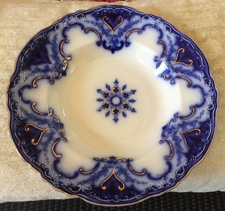 Cambridge (Flow Blue) Rim Cereal Bowl
