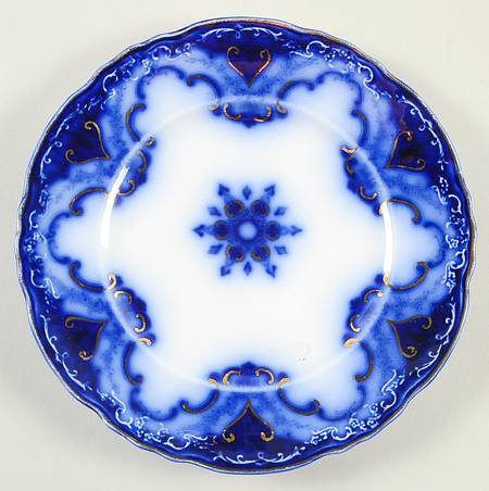 Cambridge (Flow Blue) Dessert/Pie Plate