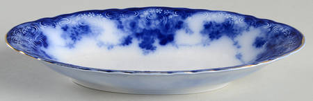 Devon (Flow Blue, Gold Trim) Relish
