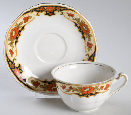 Dunkirk Flat Cup & Saucer Set
