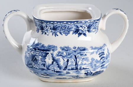 Edinburgh Blue Sugar Bowl No Lid