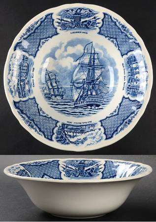 Fair Winds Blue 8" Round Vegetable Bowl