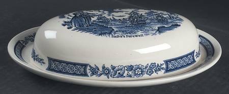 Fair Winds Blue 1/4 Lb Covered Butter