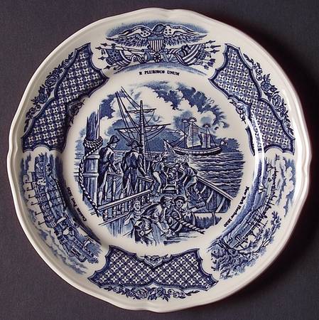 Fair Winds Blue Bread & Butter Plate