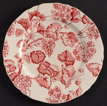 Florette Pink Bread & Butter Plate
