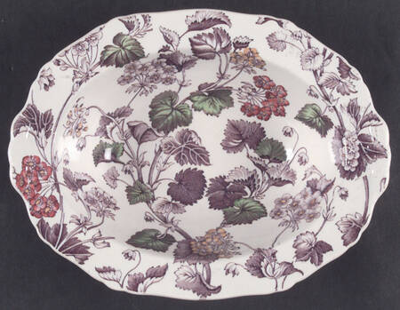 Florette Plum Multicolor by Alfred Meakin