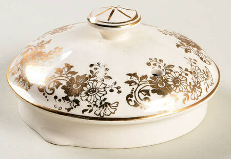 Golden Posy Lid for Teapot