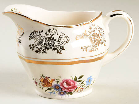 Golden Posy Creamer