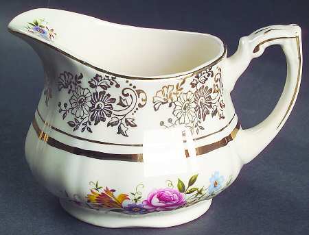 Golden Posy Creamer