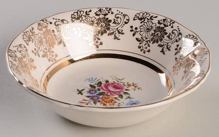 Golden Posy Fruit/Dessert (Sauce) Bowl
