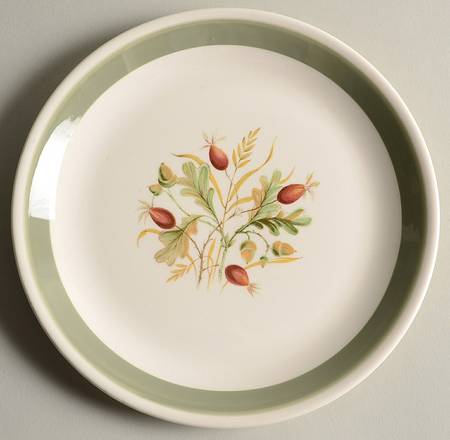 Greenwood (Cream Background) Salad Plate