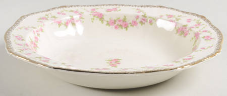 Harmony Rose Rim Soup Bowl