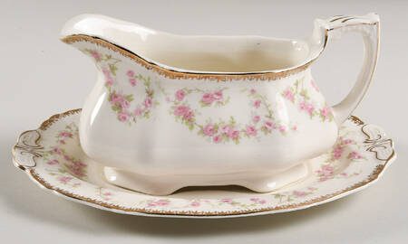 Harmony Rose Gravy Boat & Underplate