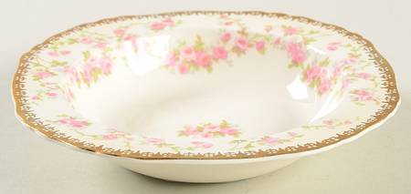Harmony Rose Rim Fruit/Dessert (Sauce) Bowl