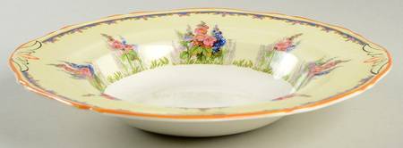 Hollyhock Round Butter No Lid