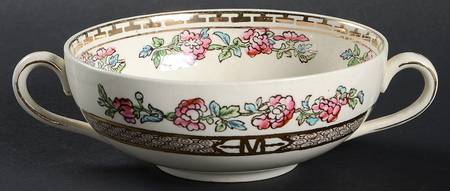 India Tree Flat Cream Soup Bowl