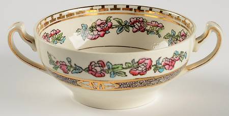 India Tree Flat Cream Soup Bowl