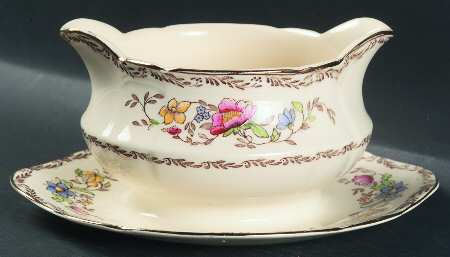 Jerome Gravy Boat with Attached Underplate