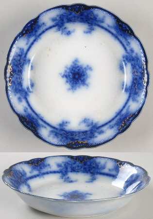 Kelvin (Flow Blue) Coupe Soup Bowl
