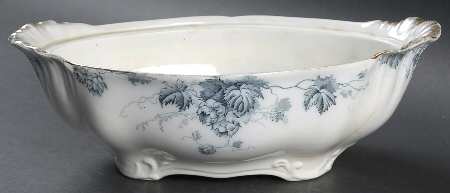 Kent Blue Oval Vegetable No Lid