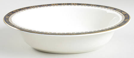 Kingsdale Cobalt Blue 9" Oval Vegetable Bowl