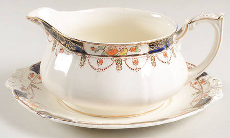 Solway Round Gravy Boat & Underplate