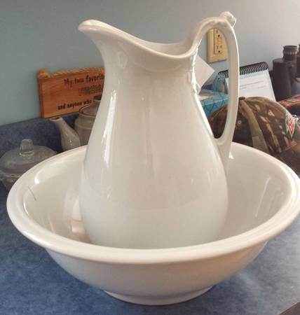 MEA13 Large Pitcher & Bowl Set