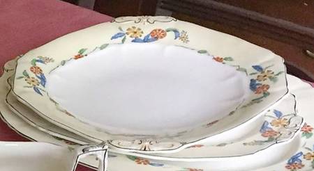 MEA22 Square Cake Plate