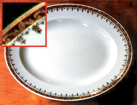 MEA28 12" Oval Serving Platter