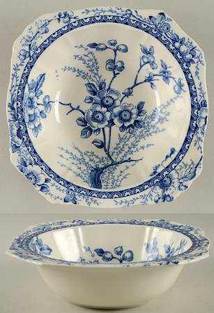 Medway Decor All Blue 8" Round Vegetable Bowl
