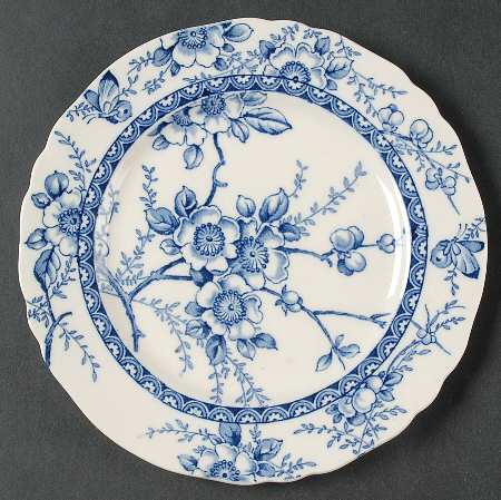 Medway Decor All Blue Dessert/Pie Plate