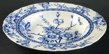 Medway Decor All Blue Rim Soup Bowl