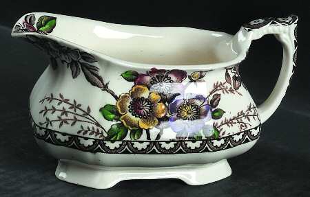 Medway Decor Dark Brown Multicolor Creamer