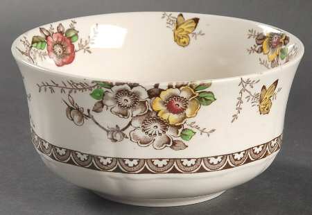 Medway Decor Dark Brown Multicolor Cranberry Bowl