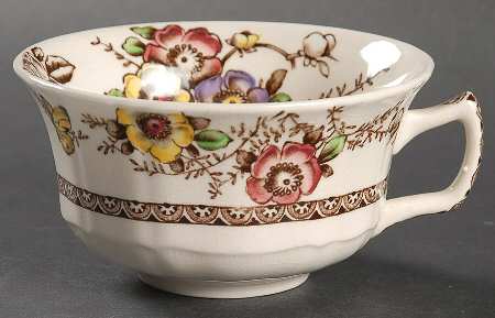 Medway Decor Dark Brown Multicolor Oversized Cup