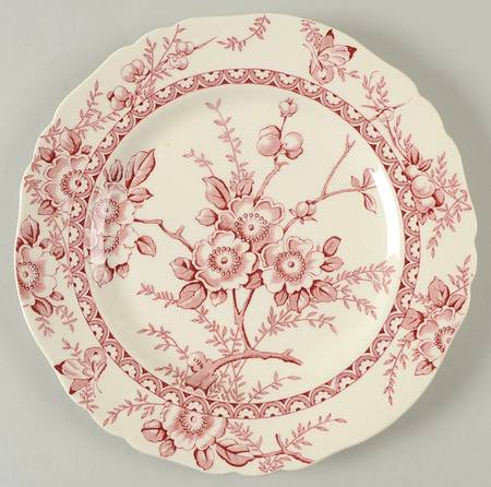 Medway Decor Pink Luncheon Plate