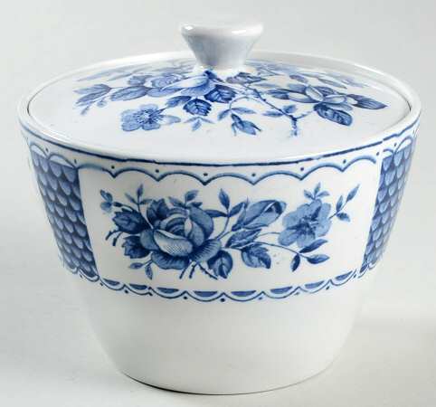 Melody  Blue Sugar Bowl & Lid