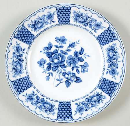 Melody  Blue Dessert/Pie Plate