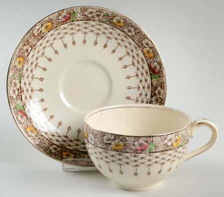 Milford Flat Cup & Saucer Set