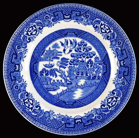 Old Willow Blue (No Trim) Bread & Butter Plate