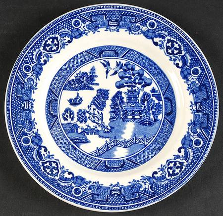 Old Willow Blue (No Trim) Bread & Butter Plate