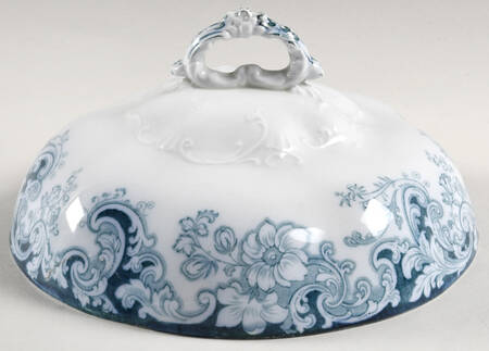 Ormonde Blue Green Lid for Round Vegetable